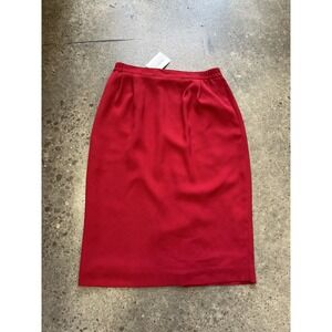 Worthington Skirt Womens Medium High Waist Pencil Midi Career Work Vintage Style